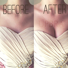 Upbra prom dress bra
